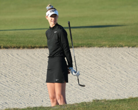 Jeeno Thitikul pulls away and leads Nelly Korda by 6 in LPGA finale