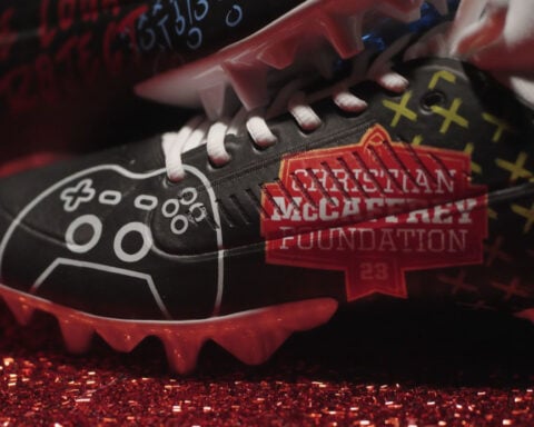For the next two weeks, NFL players are wearing their philanthropic passion on their cleats