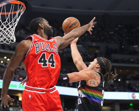 Nuggets forward Aaron Gordon is out indefinitely with a strained right hamstring