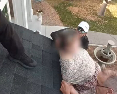 Deputies rescue older woman who fell, became trapped on roof