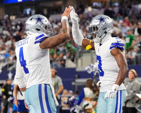 Dak Prescott breaks Tony Romo's franchise record for yards passing with the Dallas Cowboys