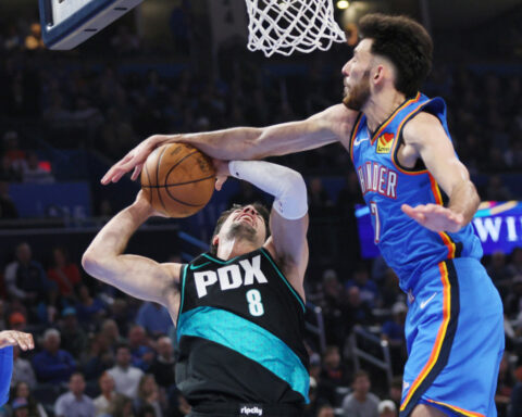 Gilgeous-Alexander scores 37 points, Thunder rout Blazers to avenge only loss