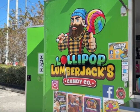 Lollipop Lumberjack's Candy Co. is a mobile truck selling wild sweets for good causes