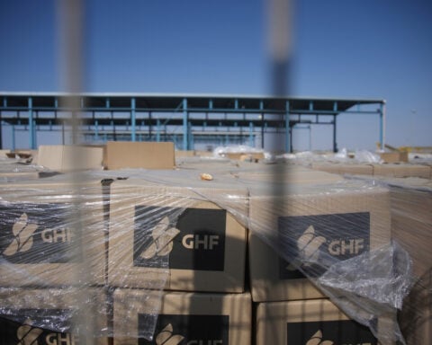 US-backed aid company in Gaza shutters operations as Israel's military and defense minister clash