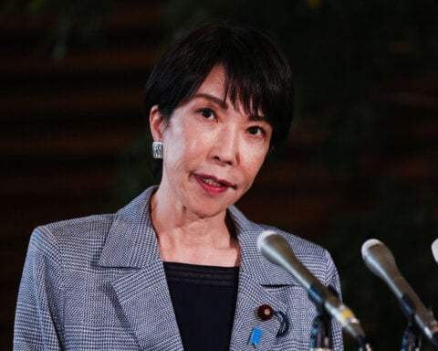 Japan PM highlights Trump bond after first talks since China clash