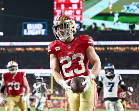 ‘It’s really just business,’ says Christian McCaffrey after leading 49ers to victory against former team Panthers