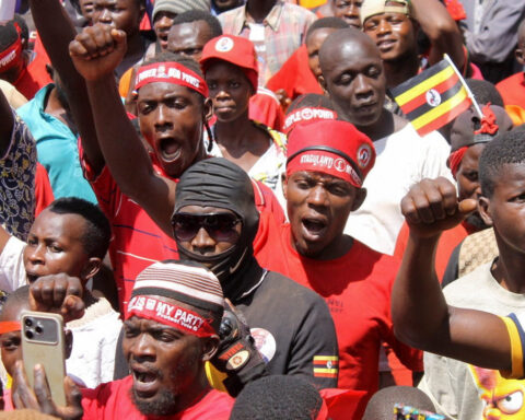 Ugandan opposition says over 300 supporters detained in presidential campaign