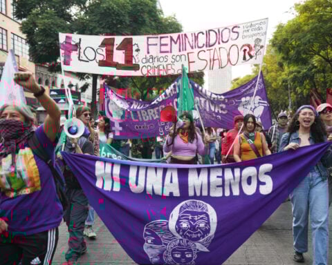 Women march in Mexico City to protest gender violence
