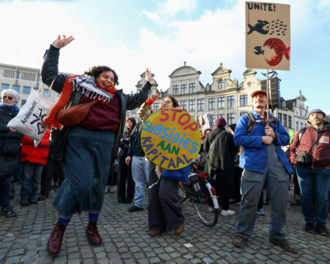 Belgian national strike disrupts schools, flights and public transport