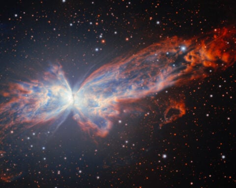 Telescope in Chile captures stunning new picture of a cosmic butterfly