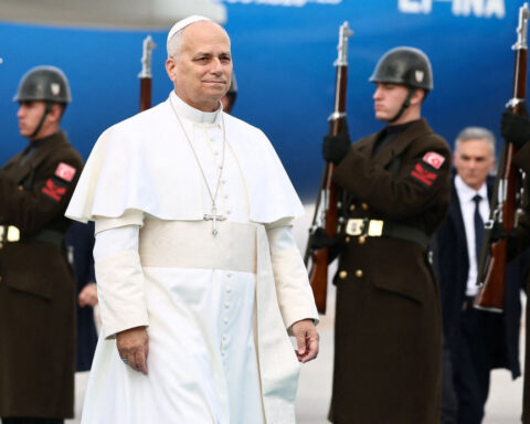 Pope Leo warns that conflicts are endangering humanity on first overseas trip
