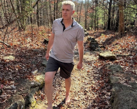 I took my shoes off and went for a barefoot hike. I couldn’t believe what happened next