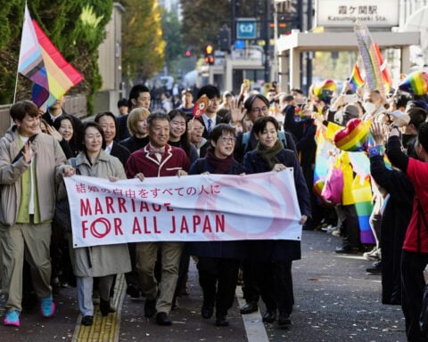 Court's ruling against same-sex marriage sets up a Japan Supreme Court decision