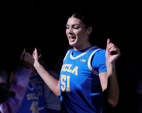 UCLA star Lauren Betts' status uncertain after sitting out win over Duke with arm injury