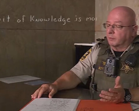 Artist deputy’s drawings bring comfort to Jackson County Courthouse visitors