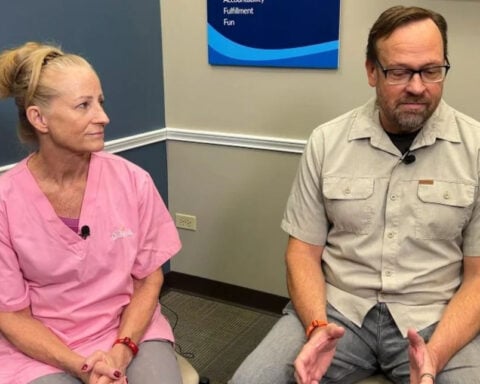 Man getting new lease on life thanks to wife's donation through paired kidney exchange program