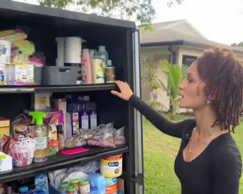 Teen’s free food pantry becomes lifeline for neighbors in need