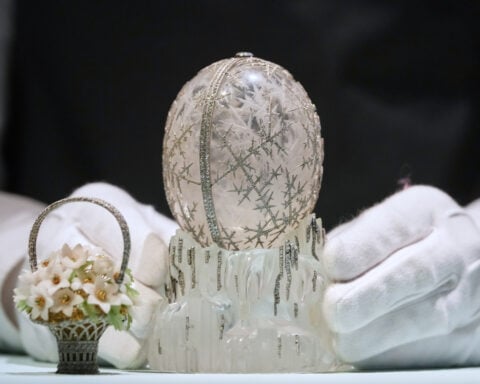 Crystal Fabergé egg crafted for Russian royalty shatters record and sells for $30.2 million