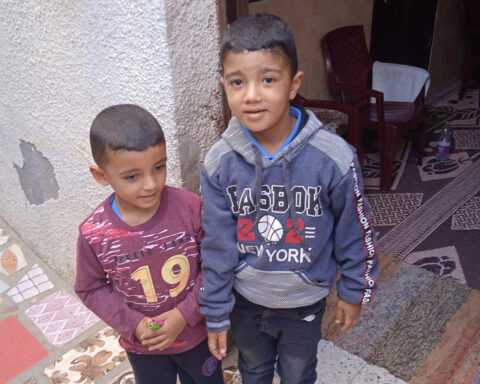 Two children were gathering firewood for their father. They were killed by an Israeli drone