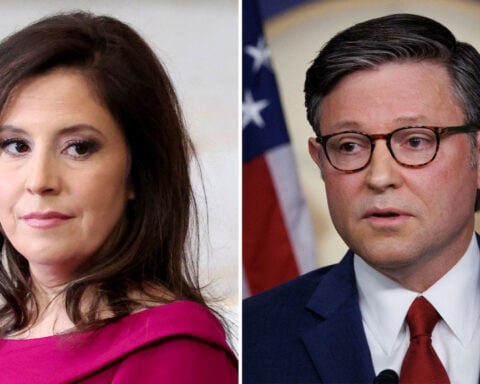 Stefanik and Johnson in public spat over 2016 Russia probe provision, complicating defense bill vote