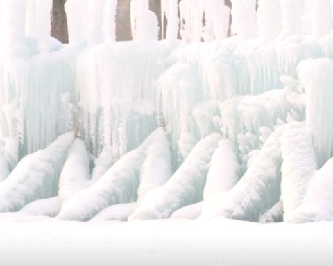 Construction at Ice Castles begins at Minnesota State Fairgrounds