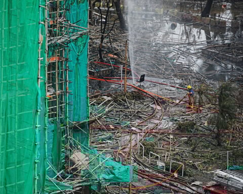 Danish facilities group ISS falls on link to towers in deadly Hong Kong fire