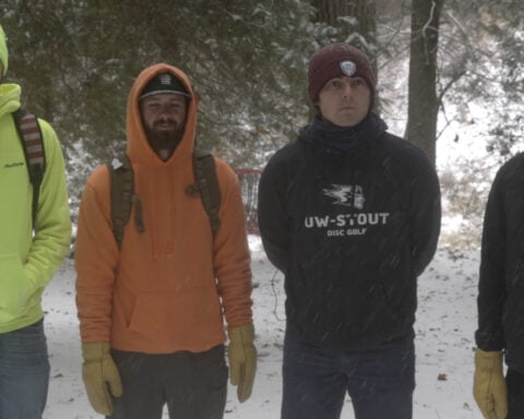 Winter warriors: Disc golfers turn snowstorm into weekend adventure