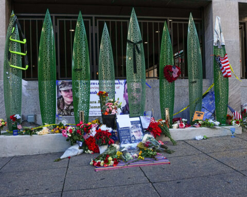 Guardsman who survived Washington shooting gives thumbs up, still in serious condition