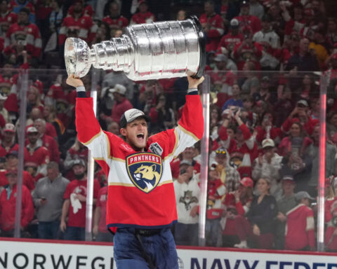 Alexey Toropchenko is the latest NHL player to be sidelined by a bizarre off-ice injury