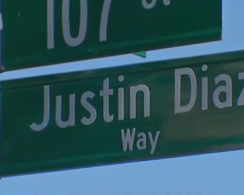 Street renamed for Justin Diaz killed in car crash involving former firefighter