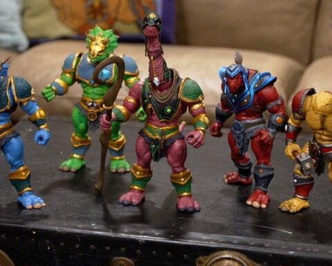 Man brings his comic book characters to life as action figures