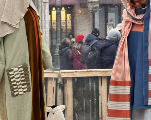 A controversial infant Jesus is stolen from a Belgian Nativity scene