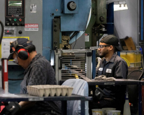 Canadian manufacturing PMI falls as trade tensions dent output, new orders