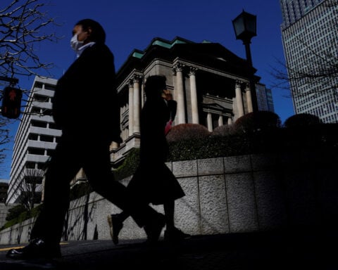 BOJ to consider rate hike in December, governor says; yen, yields rise