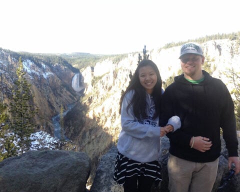 A hospital in a foreign land is the last place anyone thinks they’ll fall in love. But it happened to this couple