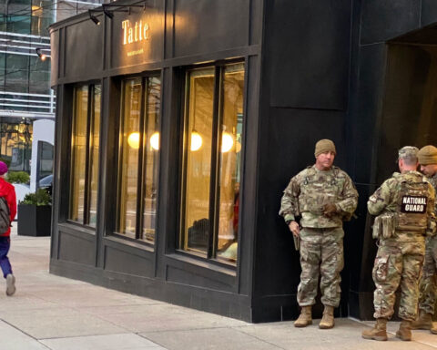 Bustling DC retail district in shock after shooting of National Guard members