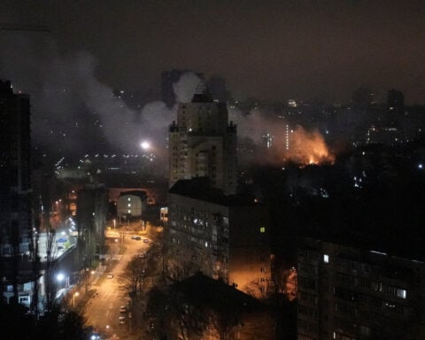 Vast Russian overnight attack on Ukraine kills six, wounds dozens