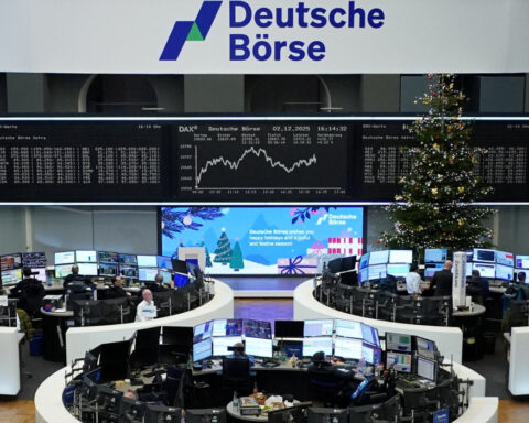 European shares end flat; Inditex jumps on strong November sales