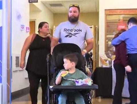 ‘Thank you for my son’: Family reunites with first responders who saved 4-year-old