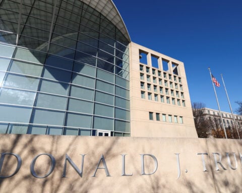 Trump's name added to US Institute of Peace ahead of peace deal signing