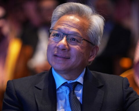 Nvidia CEO Jensen Huang visits Republicans as debate over intensifying AI race rages