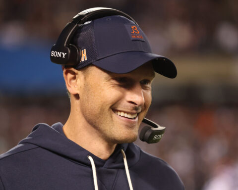 The Chicago Bears are winning for the first time in years. Their shirtless coach is a big reason why.