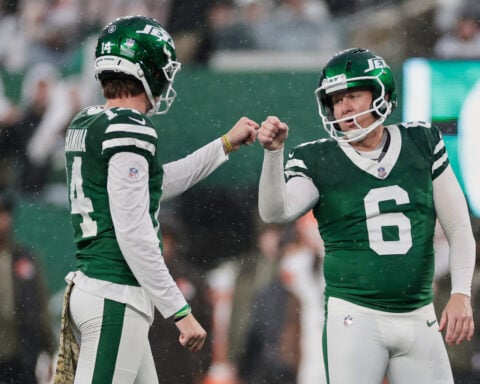 Austin McNamara's rise as Jets' punting 'sniper' began by watching YouTube videos as a kid