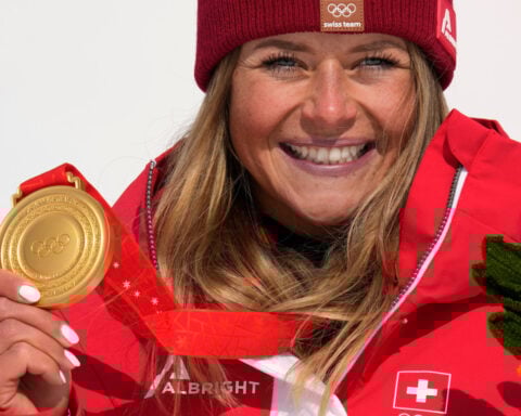 Olympic downhill champion Corinne Suter out for a month after training crash