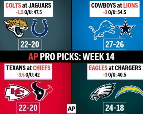 Week 14 features 3 division battles for first place and 3 high-profile prime-time games