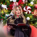 Melania Trump wishes strength and toys from Santa during visit with hospitalized children