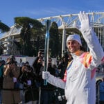 Summer Olympians begin torch relay for Milan Cortina Winter Games on 2-month countdown