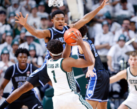 Cameron Boozer scores 18 in No. 4 Duke's 66-60 win over No. 7 Michigan State