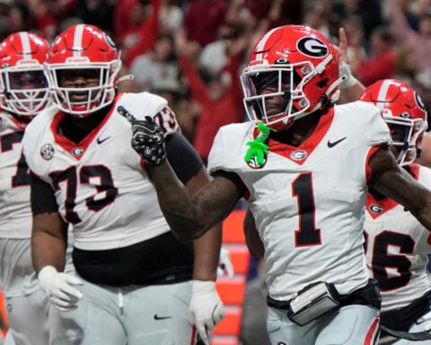 No. 3 Georgia ends No. 10 Alabama's hold on rivalry, beats Crimson Tide 28-7 to win SEC championship