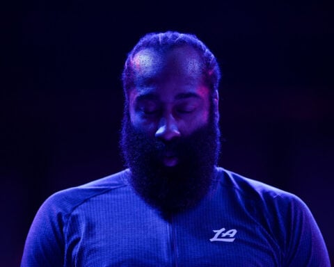 James Harden passes Carmelo Anthony to move into 10th place on the NBA's career scoring list